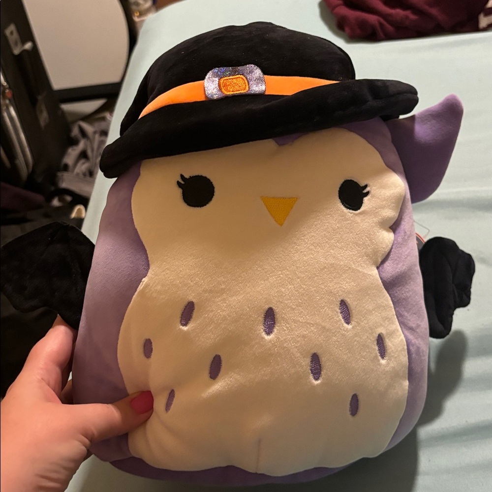Squishmallows Holly the Owl Halloween Treat Pail
